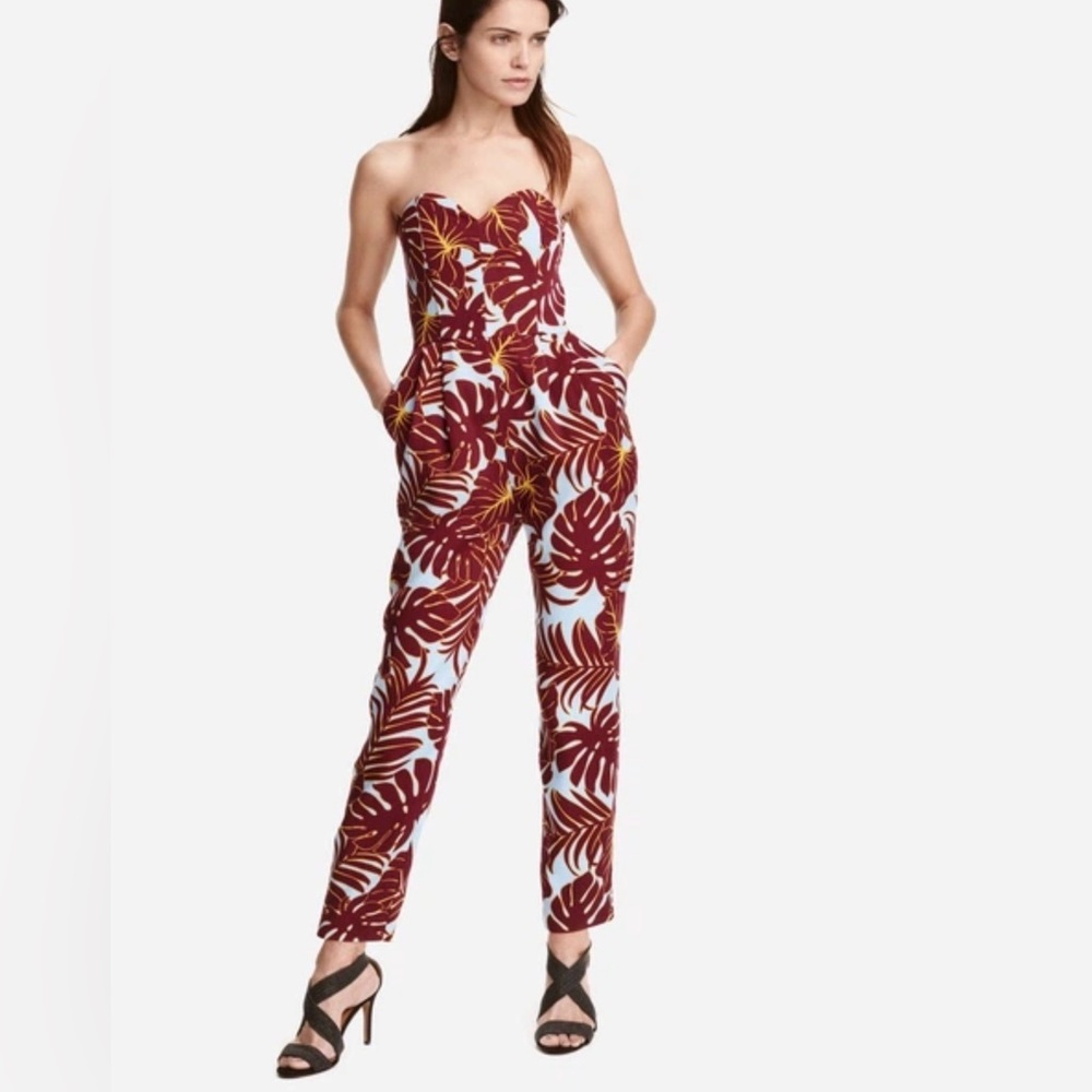 H&M Floral Jumpsuit